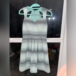 Guess Gray and Mint Halter Midi Sundress